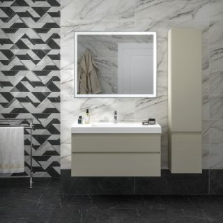 Пенал подвесной Kerama Marazzi Cubo CUB.165Rh\LIM правый 35 см лимо матовый